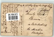 Menen Menin 1917 - Feldpost Bayr.R.J.R.