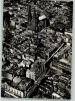 63000 Clermont-Ferrand Foto AK Fliegeraufnahme