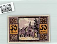 06217 O4200 Merseburg 1921 Notgeldschein 50 Pfennig