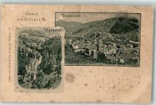 79674 W7868 Todtnau Gebrauchsspuren Kirche Wasserfall