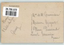 74430 La Baume 1933 - Hotel des Grottes Waserfall Briefmarke Bildseite