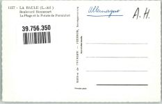 44500 La Baule-Escoublac Foto AK Boulevard Hennecart Auto Strand