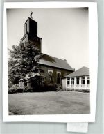 52499 W5112 Baesweiler FOTO KEINE AK Ev. Kirche Foto Original aus Archiv eines Ansichtskartenverlags Ort handschriftlich