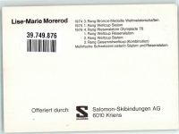 Lise-Marie Morerod Ski KEINE AK