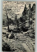 Zakopane 1910 Foto AK Tatra Ort lt. Stempel