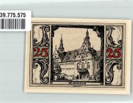 99310 O5210 Arnstadt 1921 Notgeldschein 25 Pfennig st Rathaus