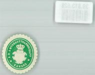 01917 O8290 Kamenz Siegelmarke K.S. Amtshauptmannschaft