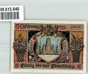 96215 W8620 Lichtenfels , Bay 1920 Notgeldschein 50 Pfennig