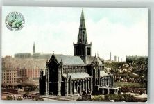 Glasgow St. Mungos Kathedrale Werbung London & North Western Railway Kirche Werbe AK