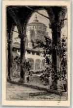 20100 Milano 1931 Künstlerkarte Kirche