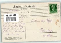Knabenbildnis Jugend-Postkarte Zumbusch, L. von 1917