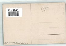 Nr. 149 sign. Seeger : Da bin ich , Mädchen im Kleid und einer Haubenmütze E. A. Seemann Künstlerkarte