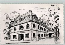 49324 W4520 Melle , Wiehengeb Künstlerkarte Hotel Kurhaus