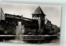 64720 W6120 Michelstadt - Stadtgarten mit Stadtmauer