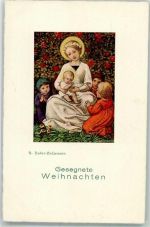 Weihnachten Kinder Maria Jesuskind Sulzemoos, H. Künstlerkarte