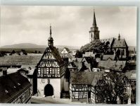 61440 W6370 Oberursel Taunus Foto AK Kath. Kirche St. Ursula Rathaus