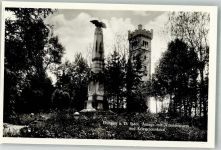 89584 W7930 Ehingen Donau Foto AK Aussichtsturm Kriegerdenkmal