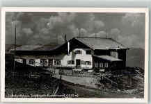 Steinlingalm Foto AK Hüttenstempel