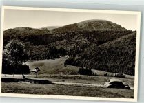 79677 W7869 Belchen im Schwarzwald Foto AK VW Käfer auf der Straße vom Wiedener Eck zum Belchen
