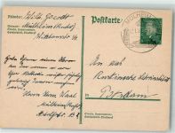 45468 W4330 Mülheim an der Ruhr Ganzsache Ort lt. Stempel