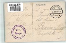 Sprengtrichter eines 38.5 cm Geschosses Artillerie WK I 1917