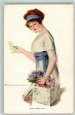 Frau Veilchen Brief No. 628 Reinthal u. Newman
