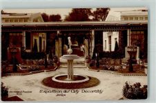 Paris Exposition Internationale des Arts Decoratifs Jardin Denkmal Ausstellung Foto AK