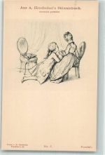Fussfall A. Hendschel`s Skizzenbuch Nr. 5 Rokoko Hendschel, A. Künstlerkarte