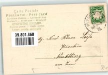 Neujahr 1903 Kleeblätter Jahreszahl 1902 Prägedruck