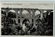 O9903 Jocketa Elstertalbrücke Eisenbahn Viadukt Brücke