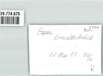 57339 W5927 Erndtebrück FOTO KEINE AK Foto Original aus Archiv eines Ansichtskartenverlags Ort handschriftlich