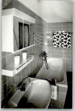 57632 W5232 Rott , Westerw FOTO KEINE AK Hotel Zur schönen Aussicht Badezimmer Foto Original aus Archiv eines Ansichtskartenverlags Ort handschriftlich
