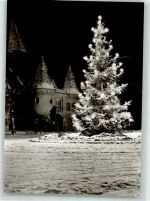 89264 W7912 Weißenhorn Foto AK Weihnachtsschmuck Winter