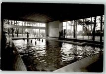 32361 W4994 Holzhausen , Kr Lübbecke, Westf FOTO KEINE AK Schwimmbad im Kurhaus Holsing Foto Original aus Archiv eines Ansichtskartenverlags Ort handschriftlich