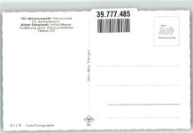 79263 W7809 Altsimonswald Foto AK Denkmal Holzbildhauer Schonhardt