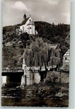 76599 W7566 Weisenbach , Murgtal Foto AK Kirche Gasthaus zum Hirsch