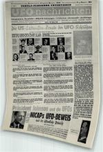 Zeitschrift UFO Nachrichten Werbung Druckerzeugnis
