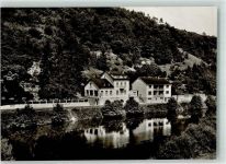 56379 W5409 Obernhof , Lahn Foto AK Hotel Gasthaus Goedecke