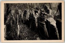 Prag Praha Foto Posselt Grabsteingruppe Jüdischer Friedhof Gebrauchsspuren