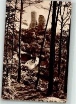 66459 W6654 Kirkel Foto AK Burg Ruine