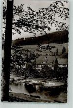 72270 W7292 Huzenbach Foto AK Gasthaus Pension Bären