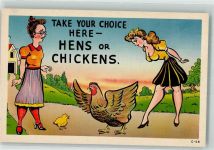 Frauen Humor Spruch Huhn