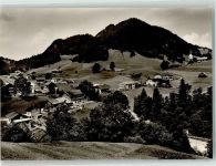 87561 W8980 Tiefenbach b Oberstdorf Foto AK mit Kirche St. Barbara und Ochsenkopf