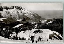 Rossfeld Skihütte - Winter Schlepplift Unterkunftshaus m. Untersberg