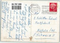 Nr. 96 Verlag Lengauer Amor Nachttopf Humor Oktoberfest 1955