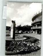 52134 W5120 Herzogenrath FOTO KEINE AK Denkmal Bockreiterbrunnen Ort handschrtlich Foto Original aus Archiv eines Ansichtskartenverlags