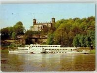 O8000 Dresden Raddampfer Ernst Thälmann Schloss Albrechtsberg Elbeschiff