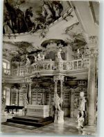 88427 W7953 Bad Schussenried Foto AK Prämonstratenserkloster Bibliothek