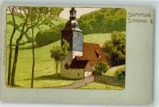 Sommer-Sonne Verlag H. Hoffmann Künstler Künstlerkarte