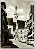 87719 W8948 Mindelheim - Pfarrkirche Oldtimer